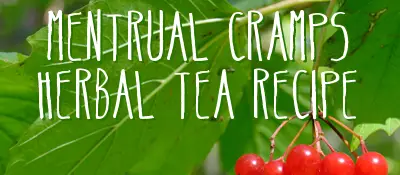menstrual cramps herbal tea recipe